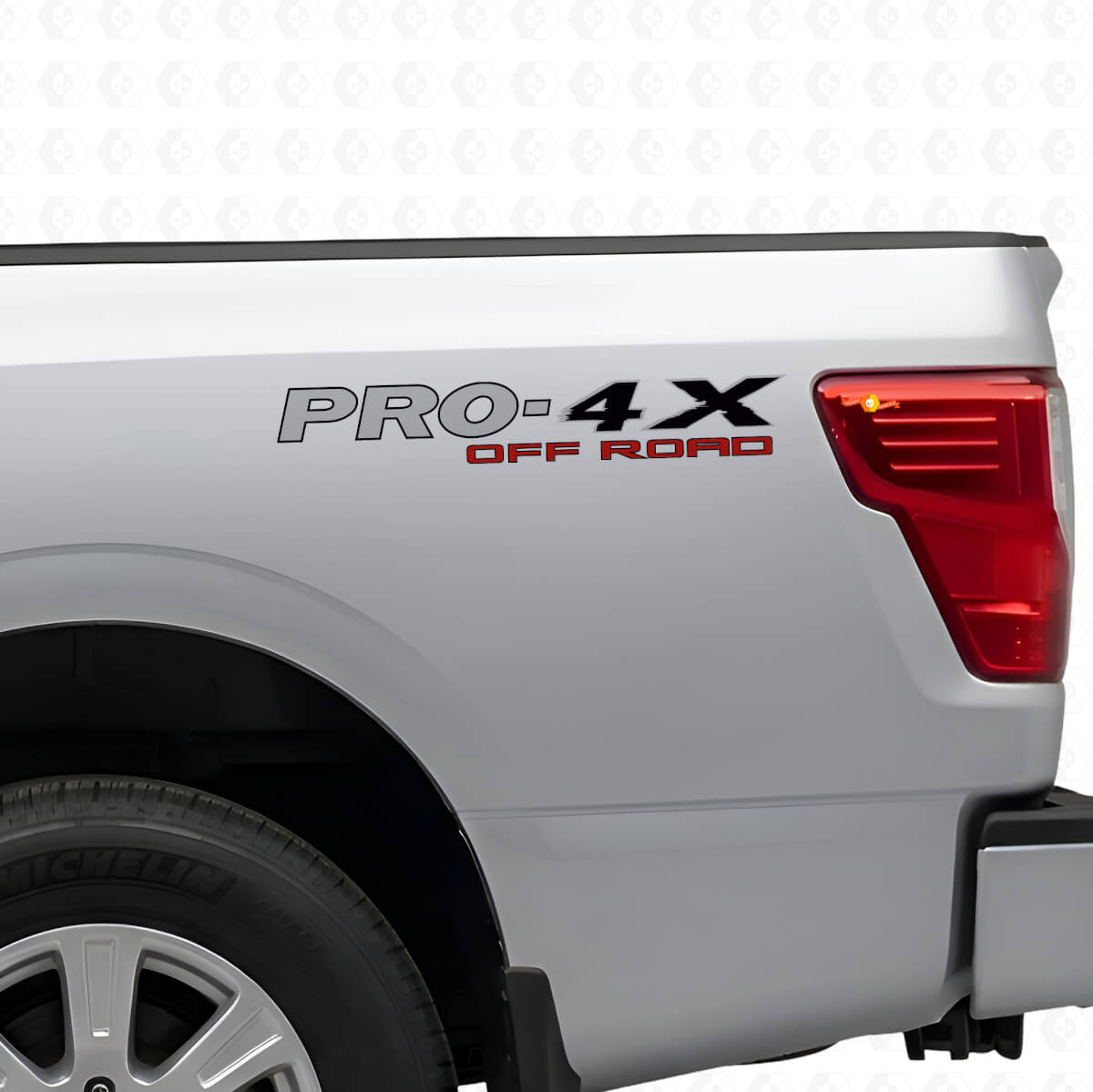 Juego de adhesivos laterales PRO-4X Off Road para Nissan Titan