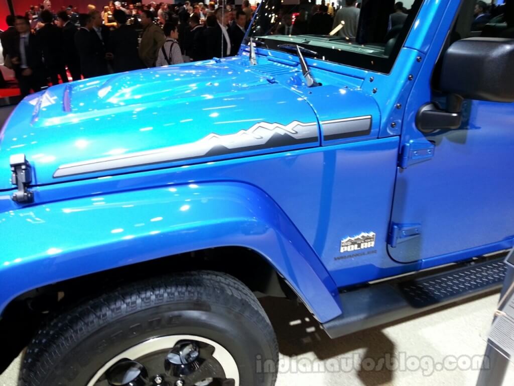 Juego de pegatinas de vinilo para el lateral del capó edición Polar para Jeep Wrangler 2014