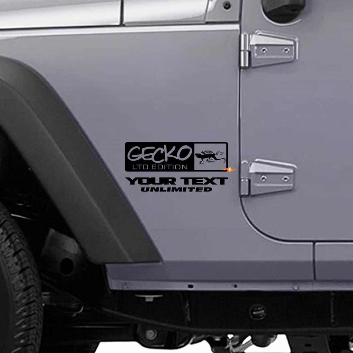 Kit de Vinilos Laterales Estilo Gecko LTD para Jeep Wrangler Rubicon