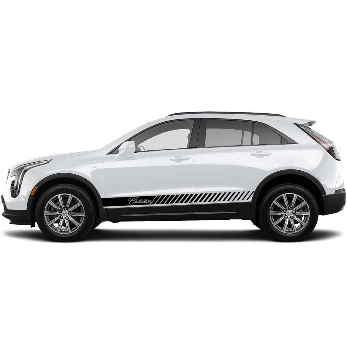 2 Nueva Calcomanía de Líneas Horizontales para Panel Lateral para Cadillac XT4 - ahora
