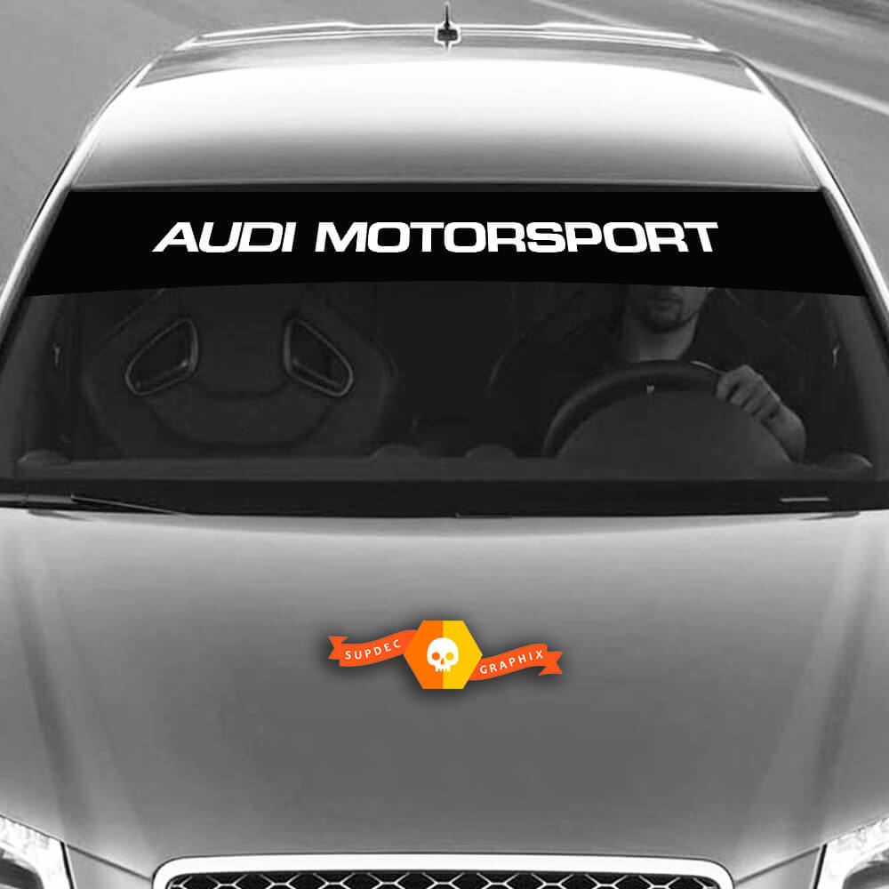 Calcomanías de vinilo Etiquetas engomadas gráficas Audi Sunstrip Motorsport 2022