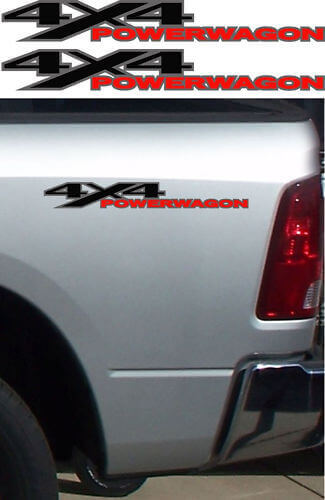 Kit de vinilos para laterales de caja 4x4 Power Wagon para Dodge Ram