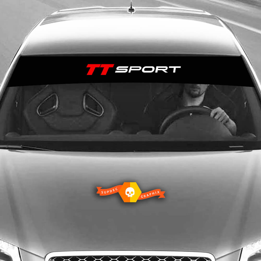 Calcomanías de Vinilo Pegatinas Gráficas parabrisas TT Sport Audi sunstrip Racing 2022
