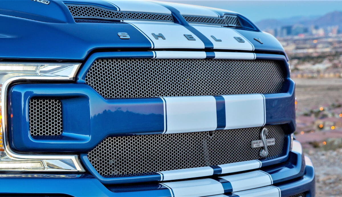 Rayas de carreras de rally dual 120in10inx2 para Ford F-150 F-250 F-350 Kit de calcomanía de vinilo