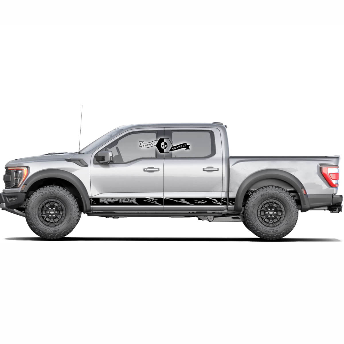 2x Ford F150 Raptor Side Rocker Panel Vinilo Pegatinas Calcomanías Vinilo Calcomanías gráficos rally pegatina
