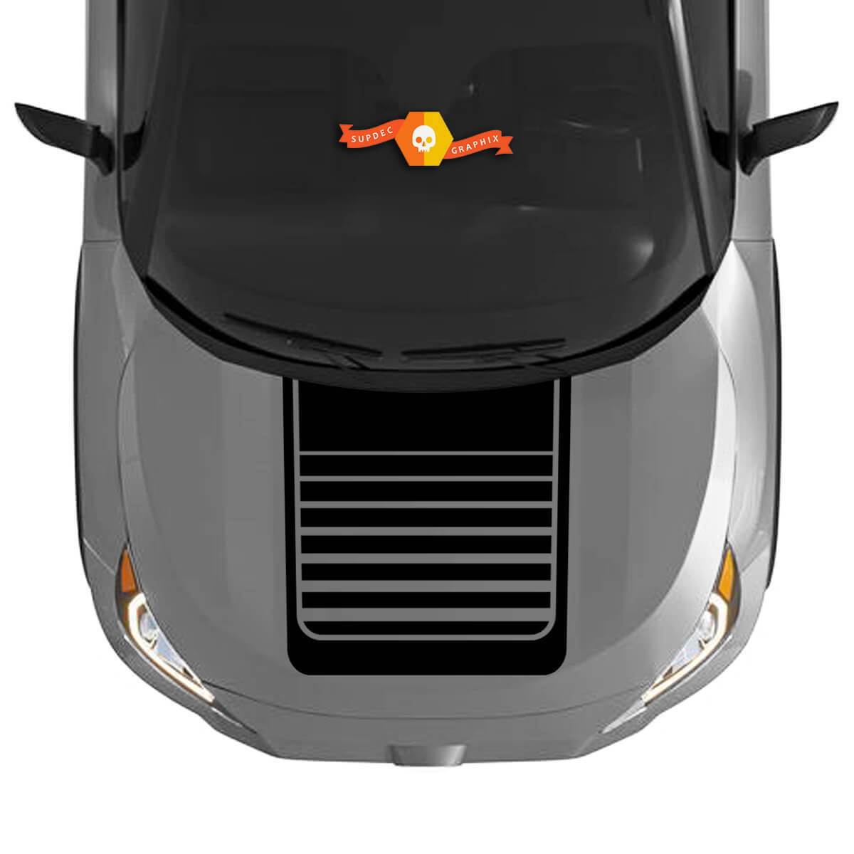 Kit de gráficos de calcomanías para capó para Toyota RAV4 2019 - 2022 calcomanía de vinilo
