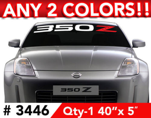 NISSAN 350 Z 2 CALCOMANÍA DE VINILO DE 2 COLORES 40