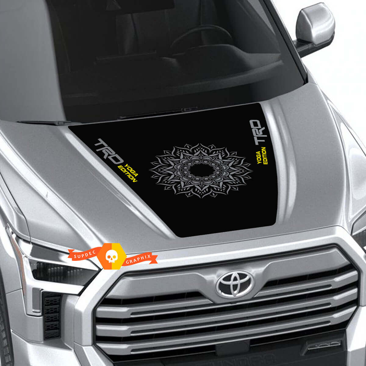 Adhesivo de vinilo para capó edición Yoga TRD para Toyota Tundra 2022