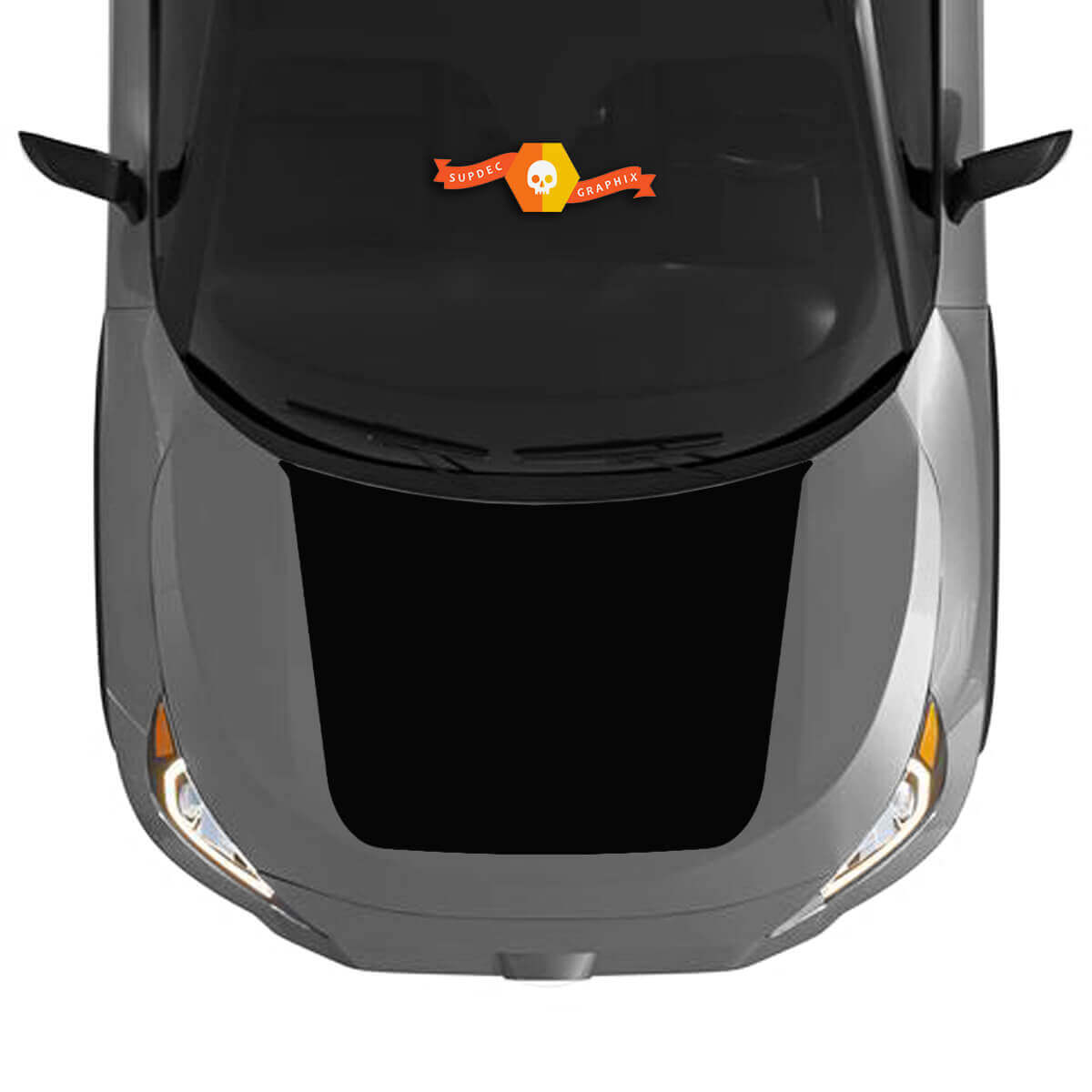 Kit de gráficos de calcomanías sólidas para capó RAV4 para Toyota RAV4 2019 - 2022 calcomanía de vinilo
