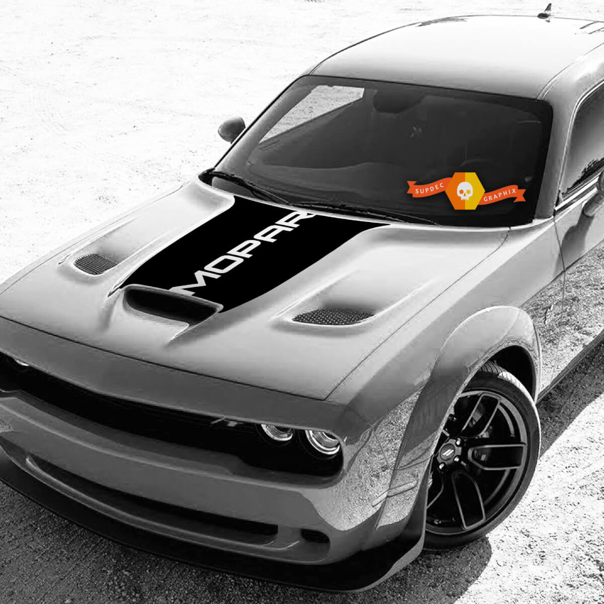 Dodge Challenger 2015 - 2021 Mopar Decal Pegatina de calcomanía gráfica de calcomanía gráfica
