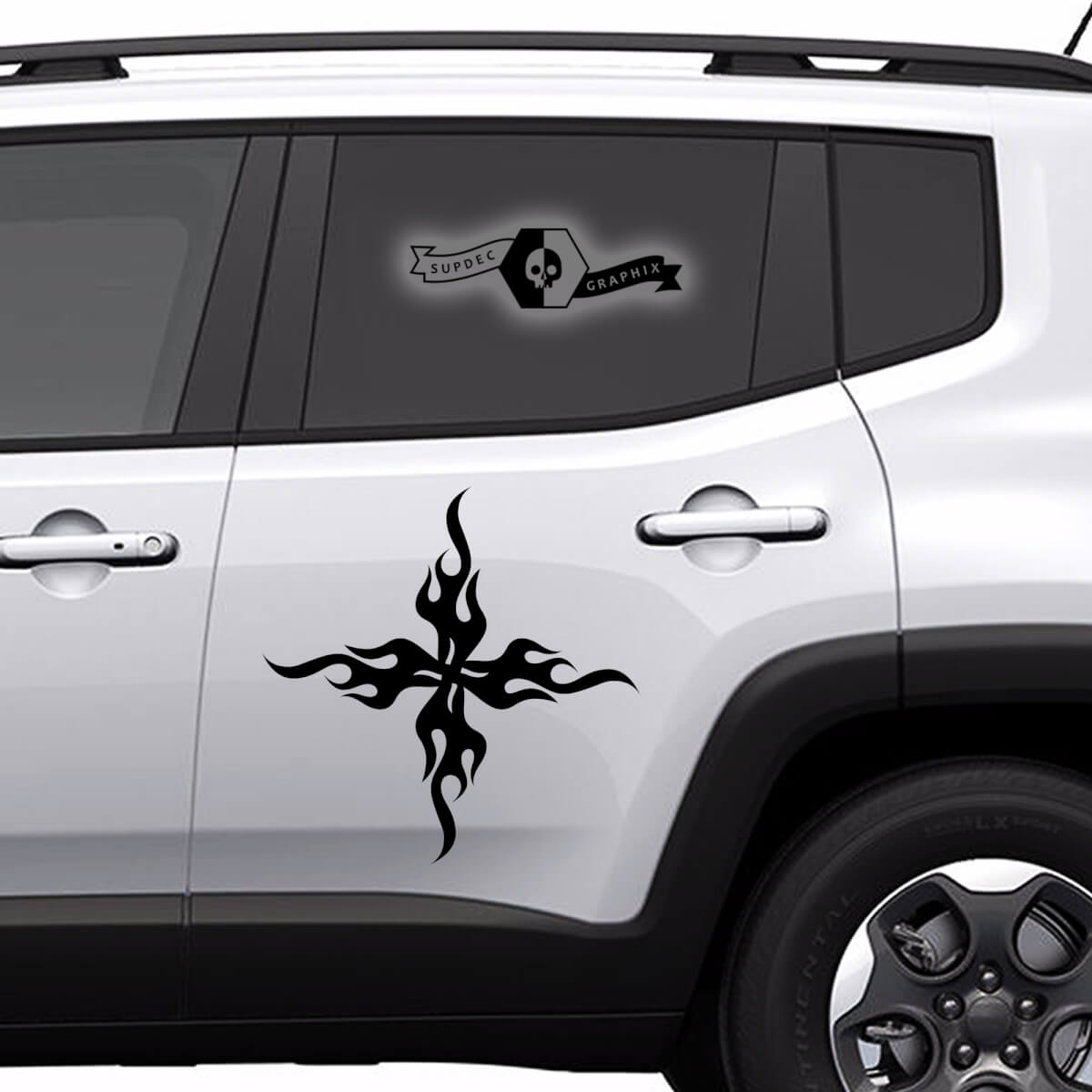 Combina cualquier automóvil Animales Puerta de puerta 2022+ Nuevos camiones de camiones logotipo gráfico de calcomanías de vinilo