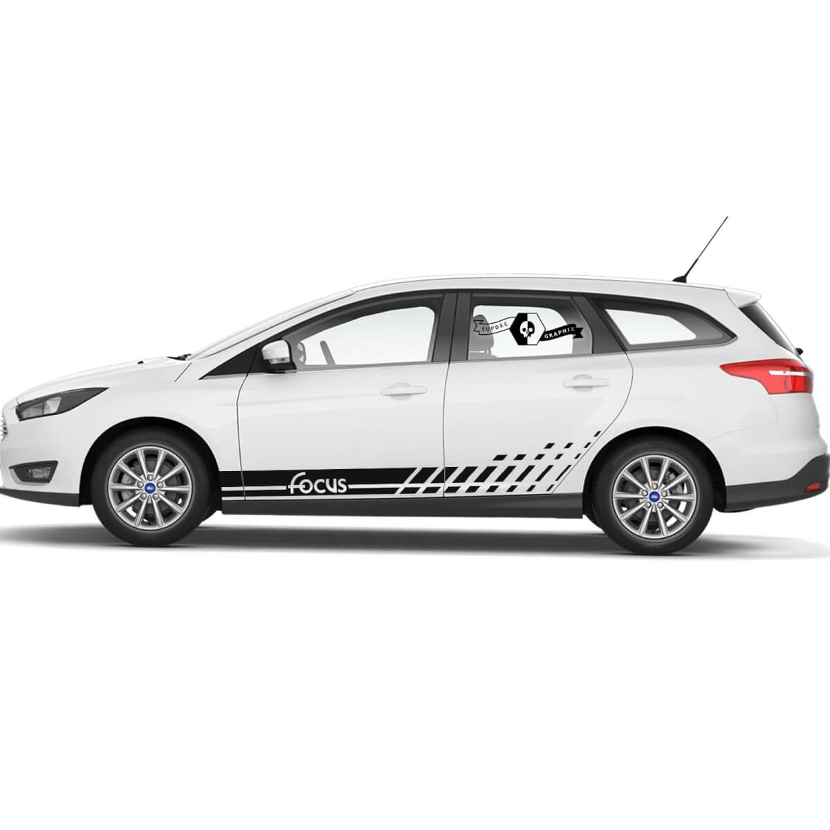 2x 2021+ Ford Focus Puertas NUEVA PANEL ROCKER FORD FOCUS CAR RECURA CARRECA DE VINILA DE VINIL