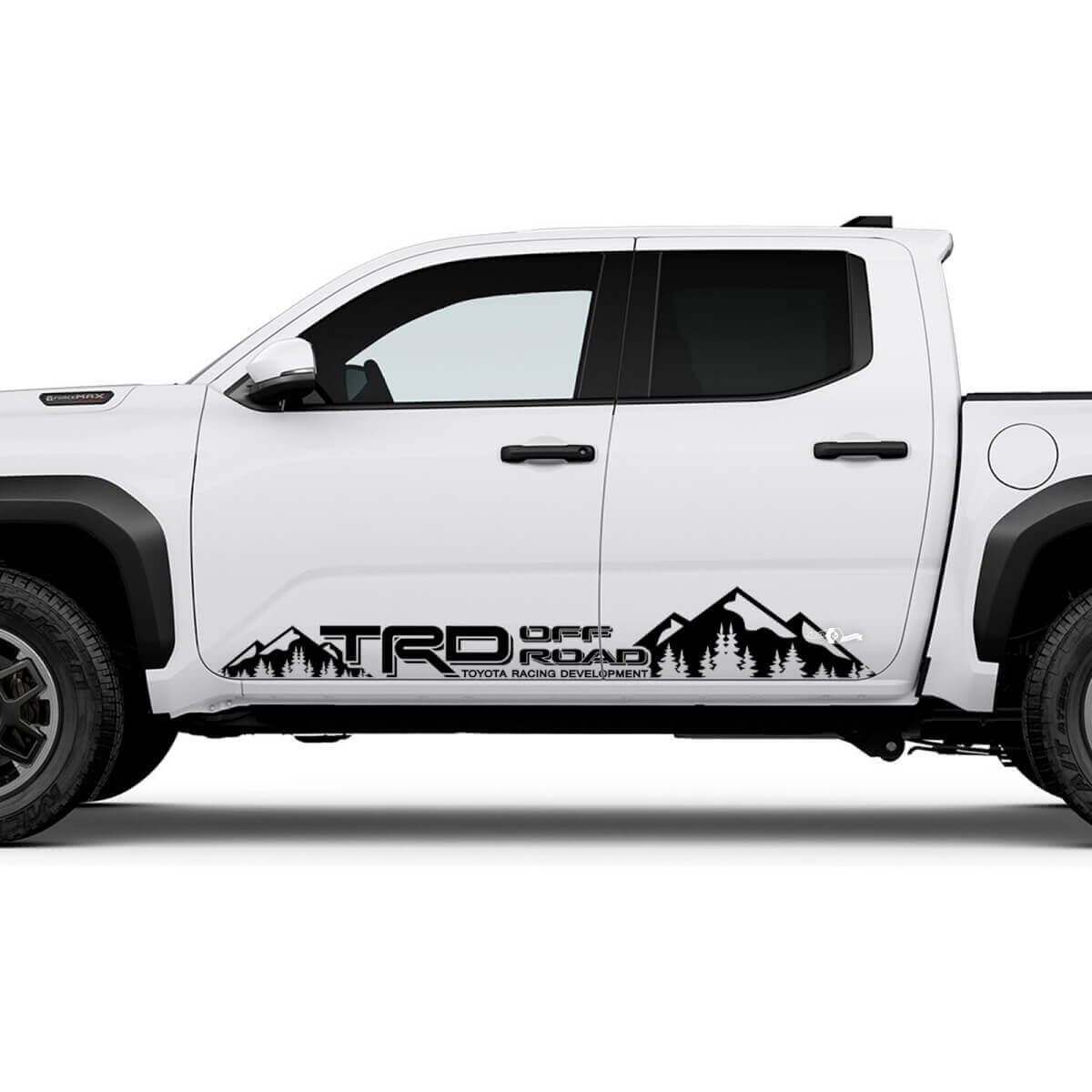 TRD Off Road Mountains Side Rocker Panel Decals Pegalias para Toyota Tacoma
