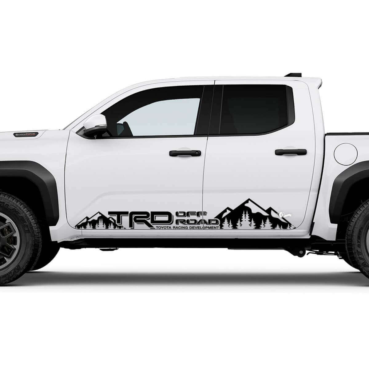 Calcomanía de vinilo para panel lateral TRD off Road Mountains Side para Toyota Tacoma