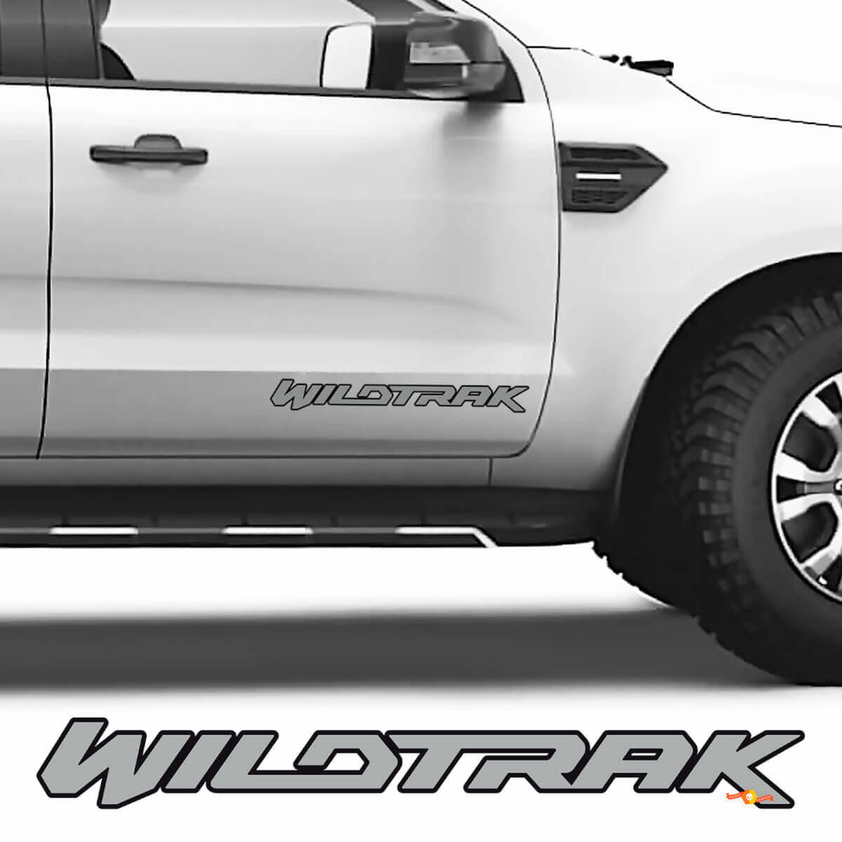 Calcomanías de puertas laterales pegatinas para Ford Ranger Wildtrak
