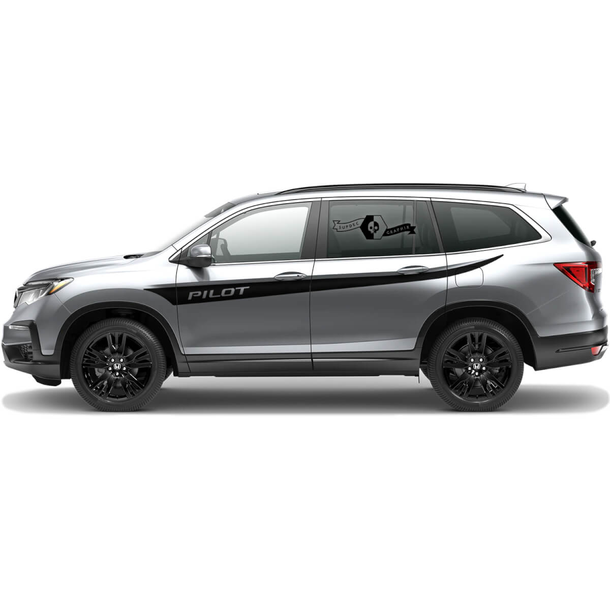 Combinar Honda Pilot 2023 Decal Vinyl Side Poors Up Stripe Graphic Graphic