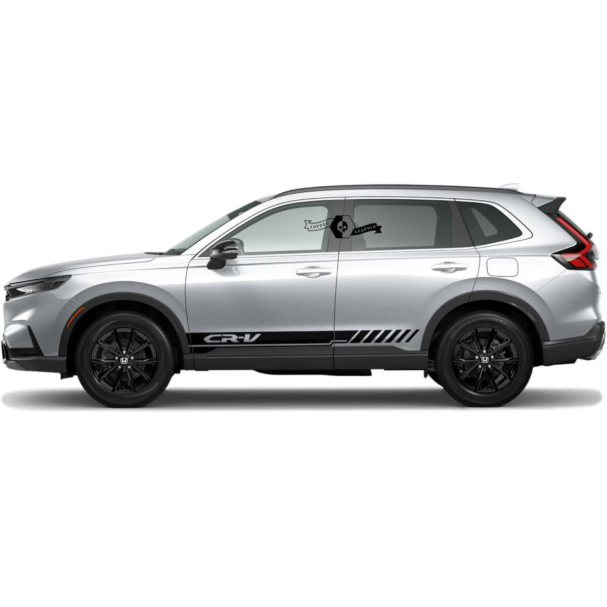 2x Honda CR-V  2020 2021 2022 2023 Franja lateral del panel lateral Vinilo Líneas Calcomanía Pegatina Logo Gráficos
