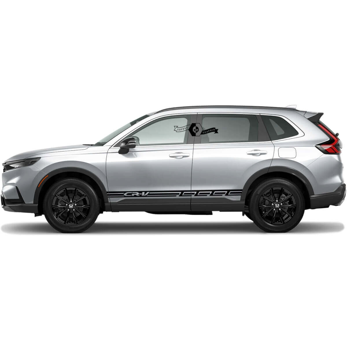 Pegatina de vinilo con franjas de marca para paneles laterales de Honda CR-V 2020-2023
