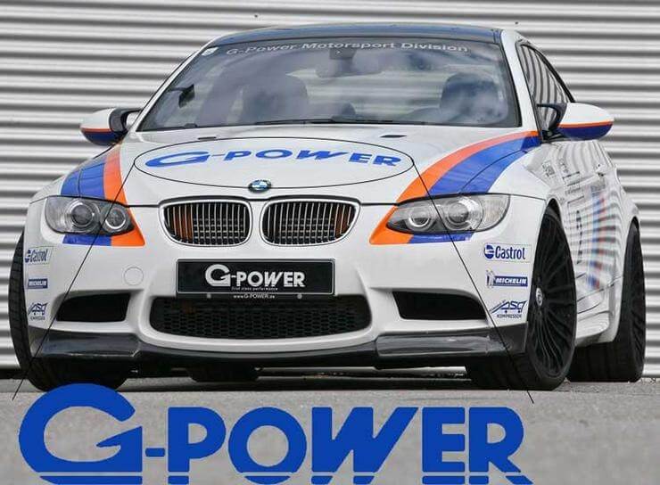 Adhesivo Calcomanía Capó Estilo G-Power Motorsport para BMW M3 M5 M6