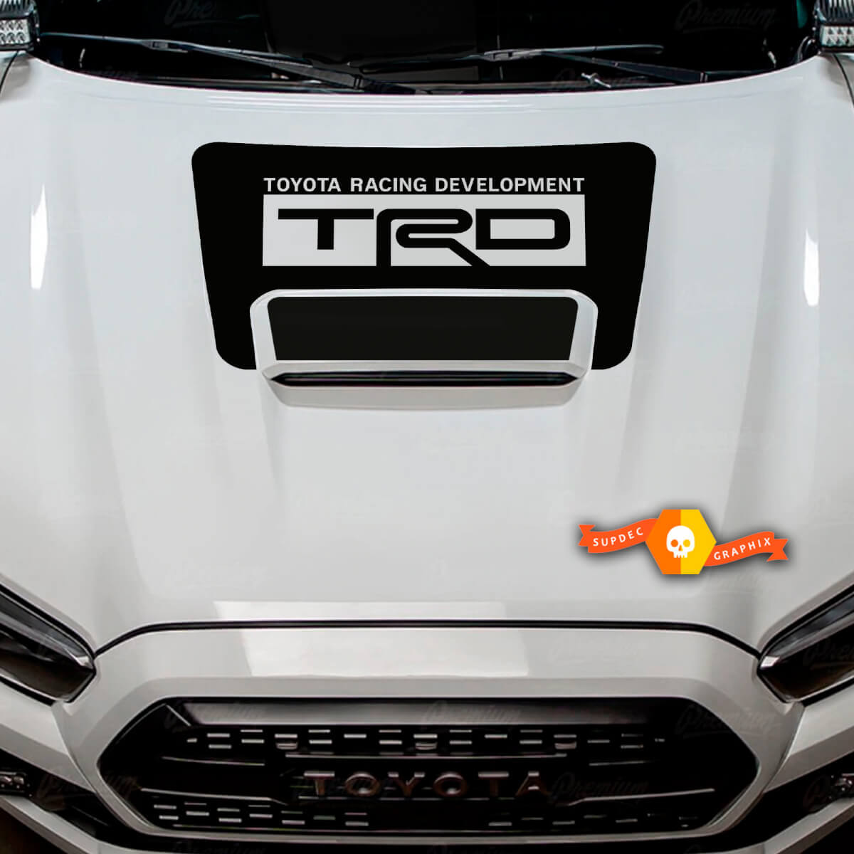 Calcomanía de Toma de Aire para Capó Gráficos Para Toyota TACOMA TRD Pro 2016-2023