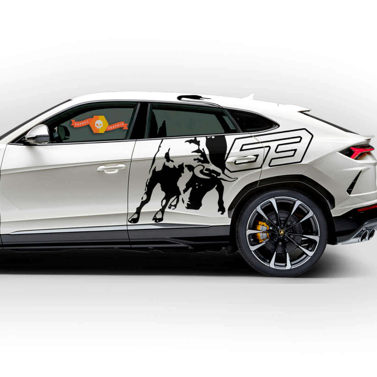 Kit de Vinilos Laterales Bull 63 para Lamborghini Urus 2021-2026