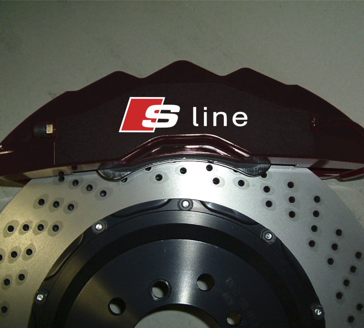 6 x AUDI S-Line Premium Pinza de freno Calcomanías Pegatinas TT RS S3 S