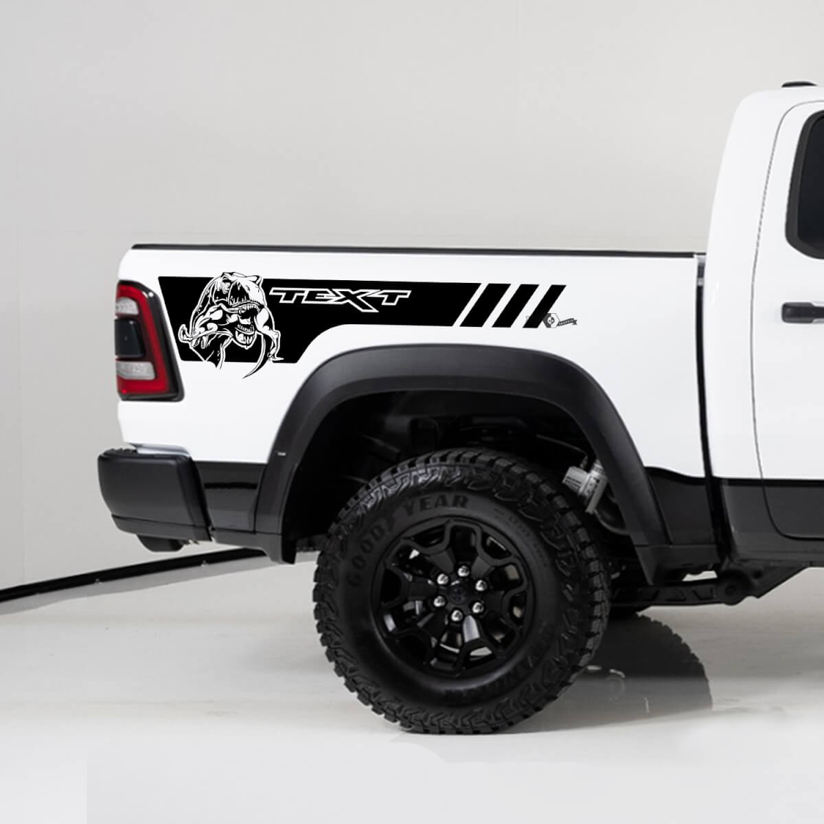 Kit de vinilo personalizado estilo TRX para cabecera de cama Dodge Ram 1500 TRX Rebel