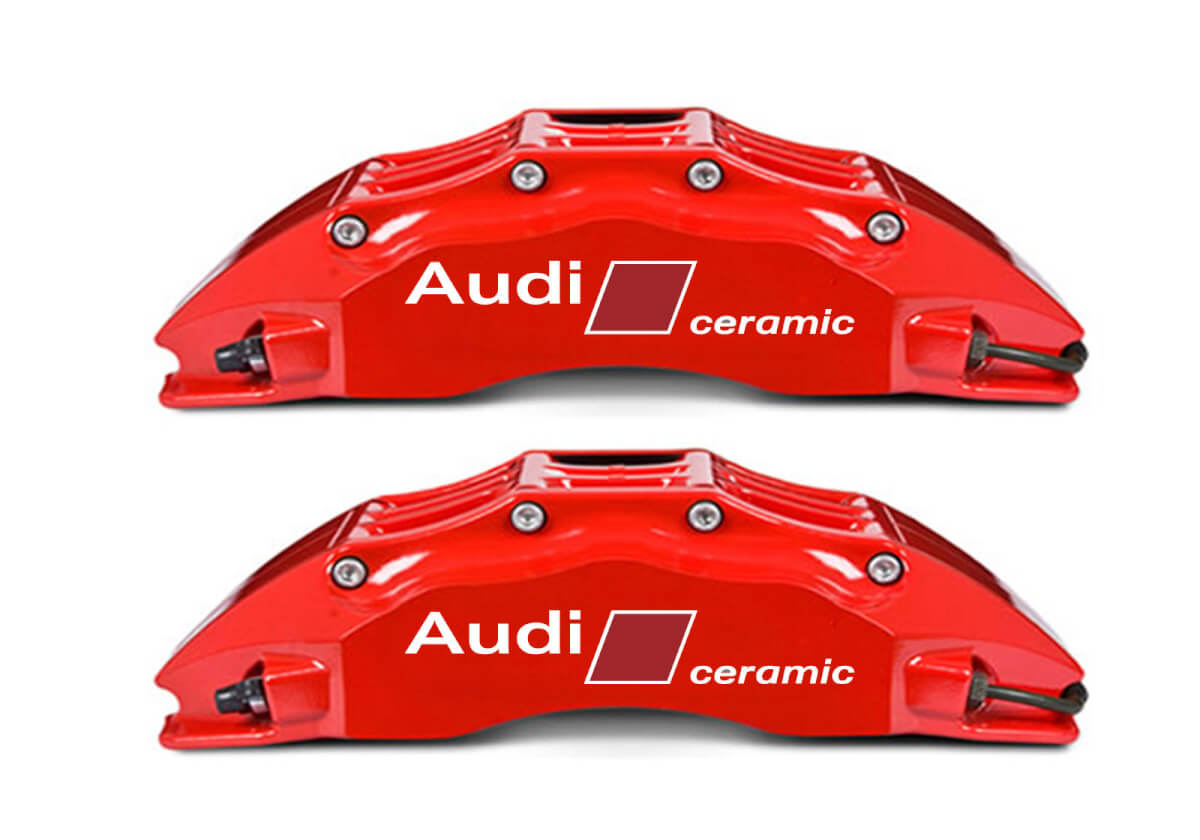Juego de vinilos para pinzas de freno cerámicas Audi para coches Audi
