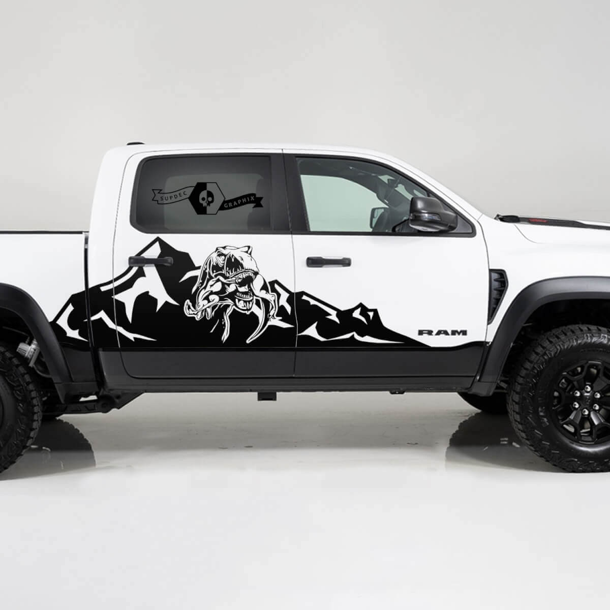 Kit de Vinilo Lateral de Montañas Gigantes TRX para RAM 1500 2021+