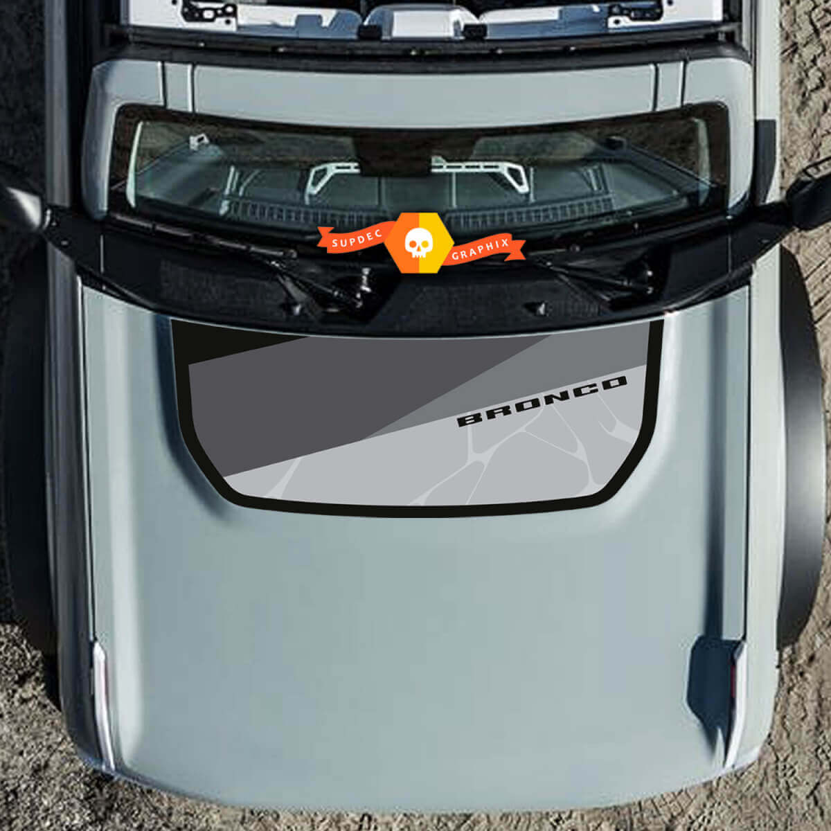 Hood horse Wrap Graphics Calcomanía para Musclecar horse
