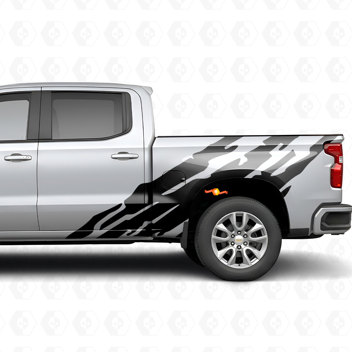 2 calcomanías de Musclecar FX4 truck F250 F350 MONSTER Edition TRUCK calcomanías de vinilo de 18 "de largo