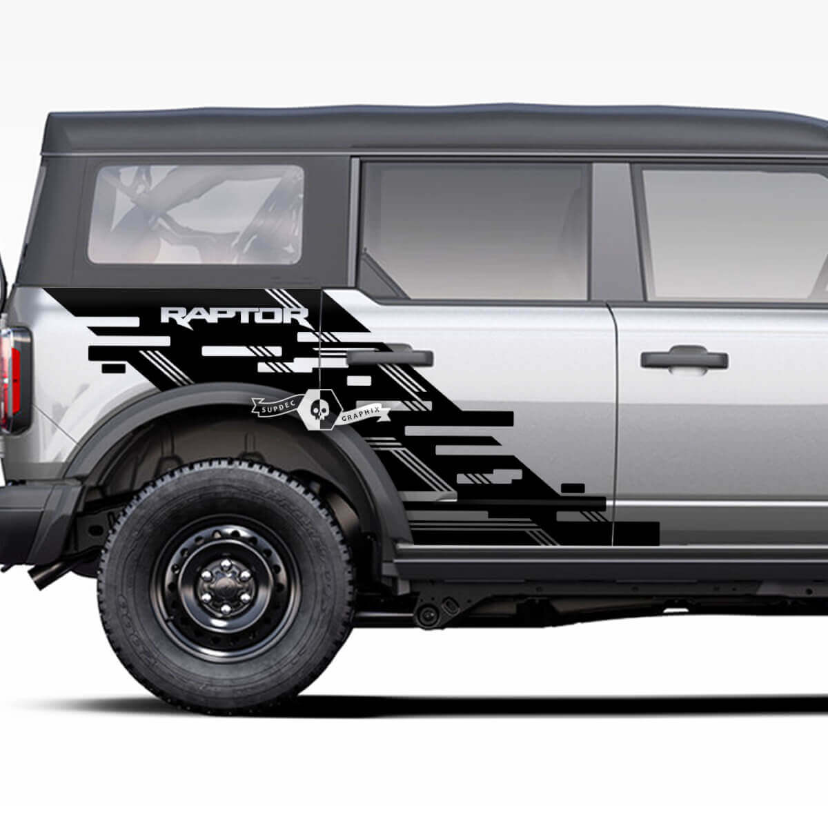 Side Fender Ford Bronco Raptor Graphics Splash calcomanías Pegatinas
