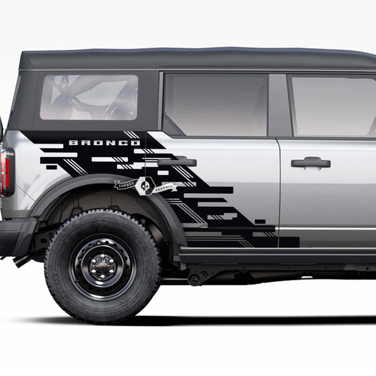 Side Fender Ford Bronco Graphics Splash Decalas Pegatizas Fender Fender
