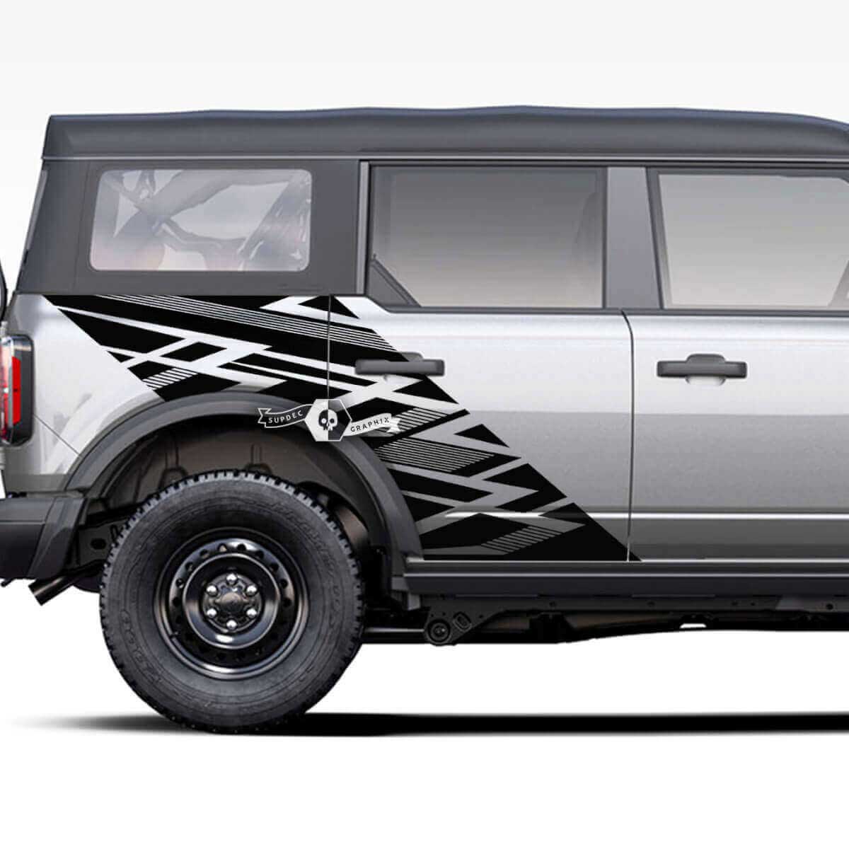 Cama lateral Musclecar horse Fender Graphics Graphics Splash calcomanías pegatinas

