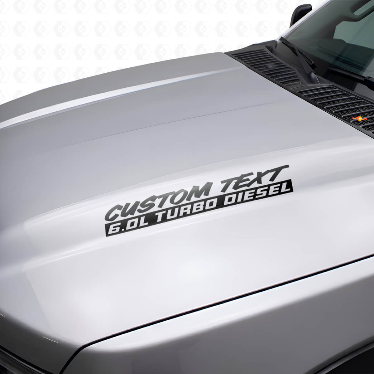 Kit de Vinilos para Capó Turbo Diesel 6.0L para Musclecar F250 F350