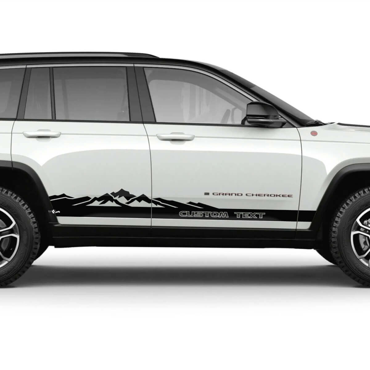Kit de adhesivos de vinilo personalizados para lados de montaña para Jeep Grand Cherokee