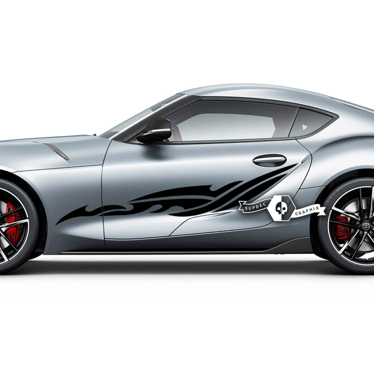 Par Toyota Supra MKV A90 A91 Door Stripe Side Graphics Calcomanías Pegatinas
