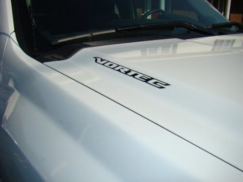 2 Pegatinas de Calcomanías del Capó VORTEC para Chevy Silverado GMC Sierra Avalanche