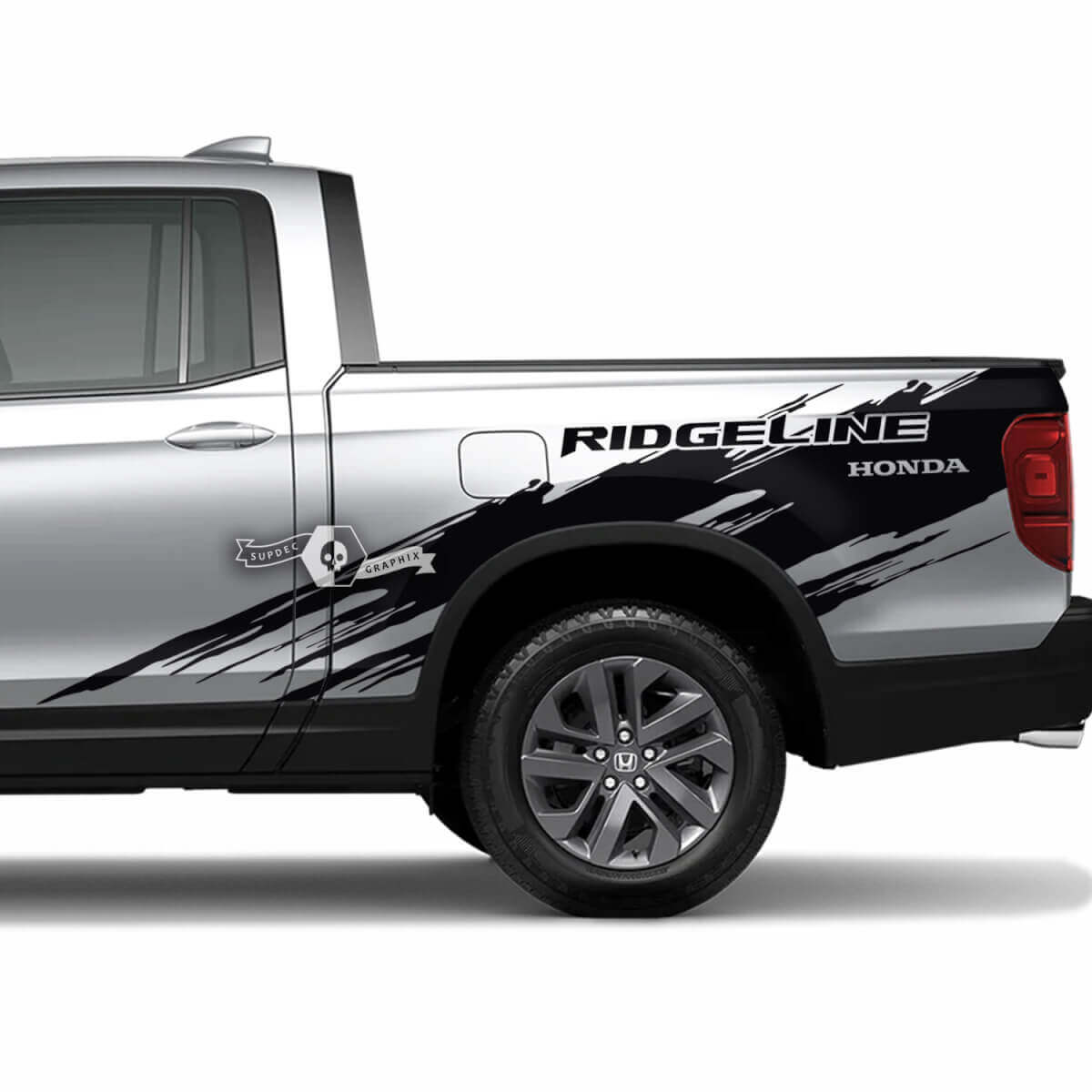 Kit de calcomanías de vinilo laterales contra salpicaduras de barro para Honda Ridgeline 2023