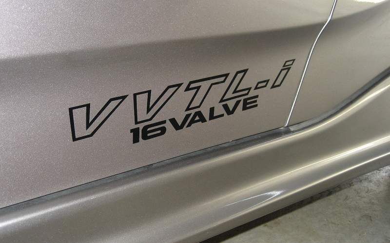 Juego de calcomanías laterales de vinilo de 16 válvulas VVTL-i para Toyota Celica Corolla MR2