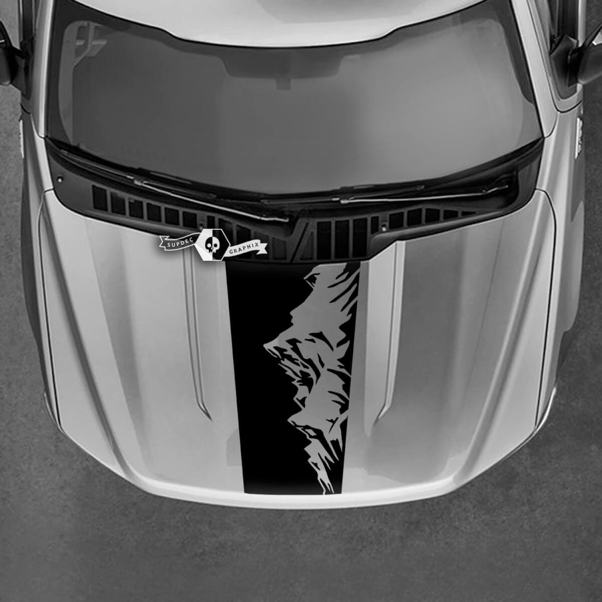 Gráficos Calcomanías Pegatinas para Cofre de Montañas 2 para Musclecar Maverick