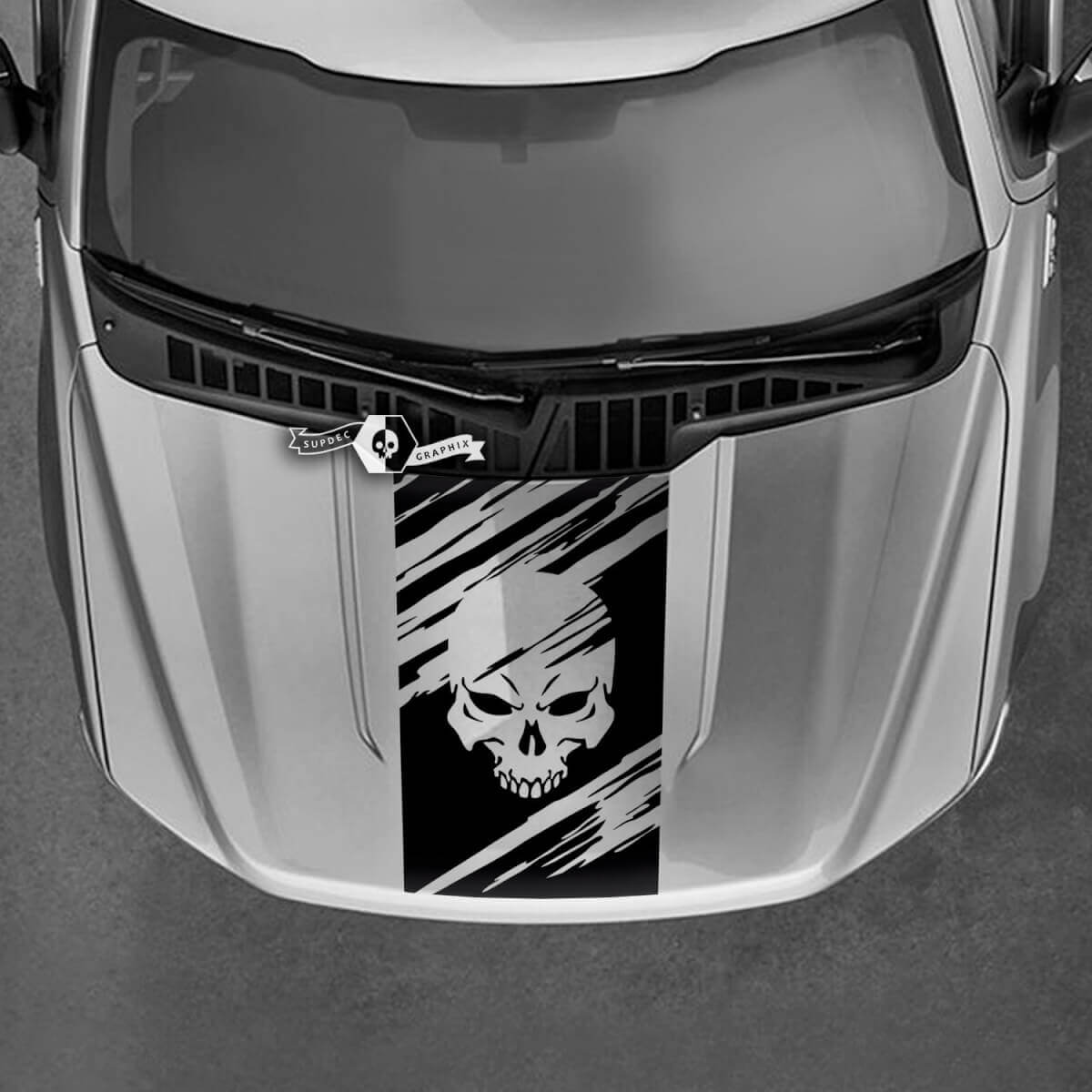 Hood Musclecar Maverick Punisher Calcomanías gráficas destruidas Cualquier color Pegatinas Maverick
