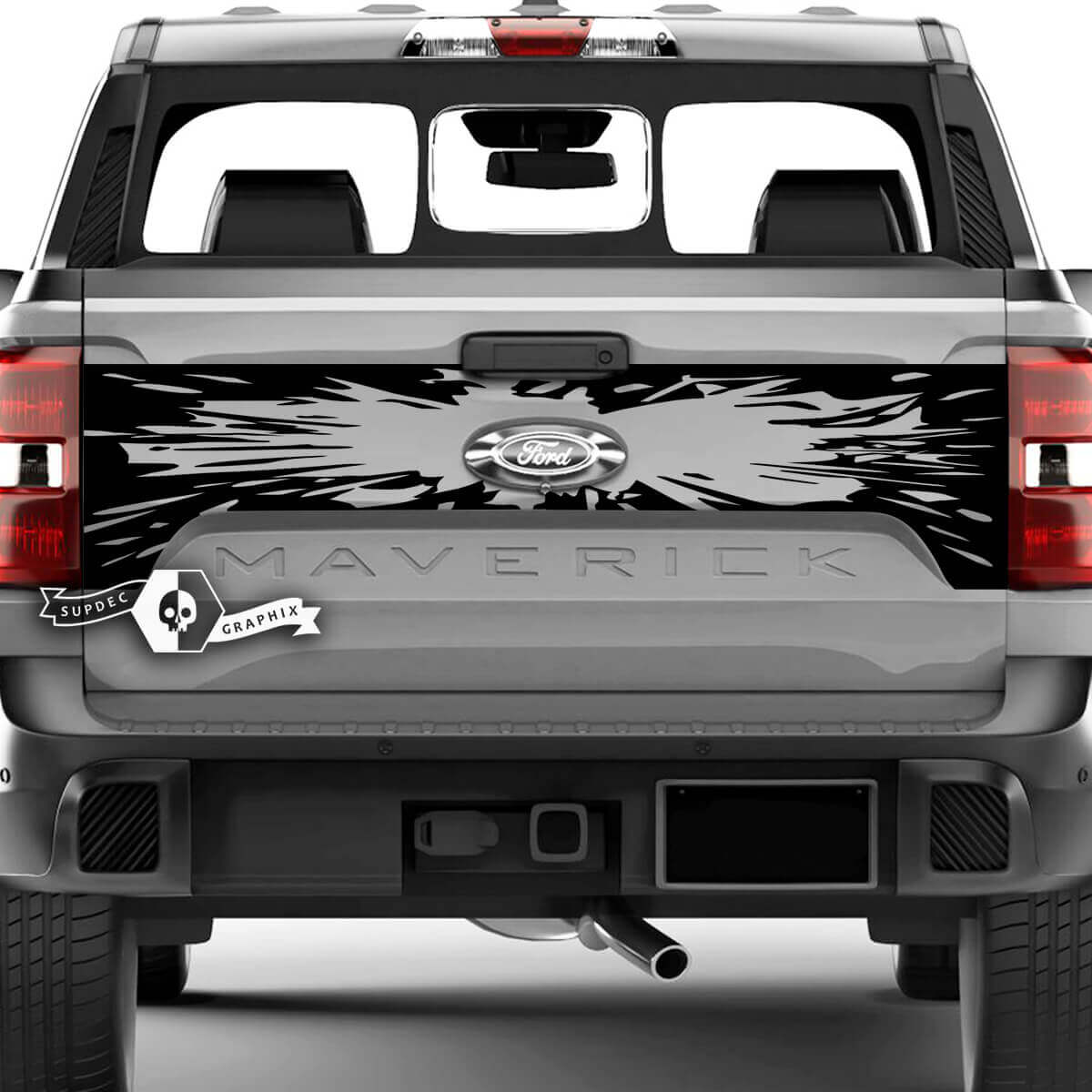 Musclecar truck XLT Maverick Tailgate Splash Explosion Graphics Calcomanías laterales pegatinas
