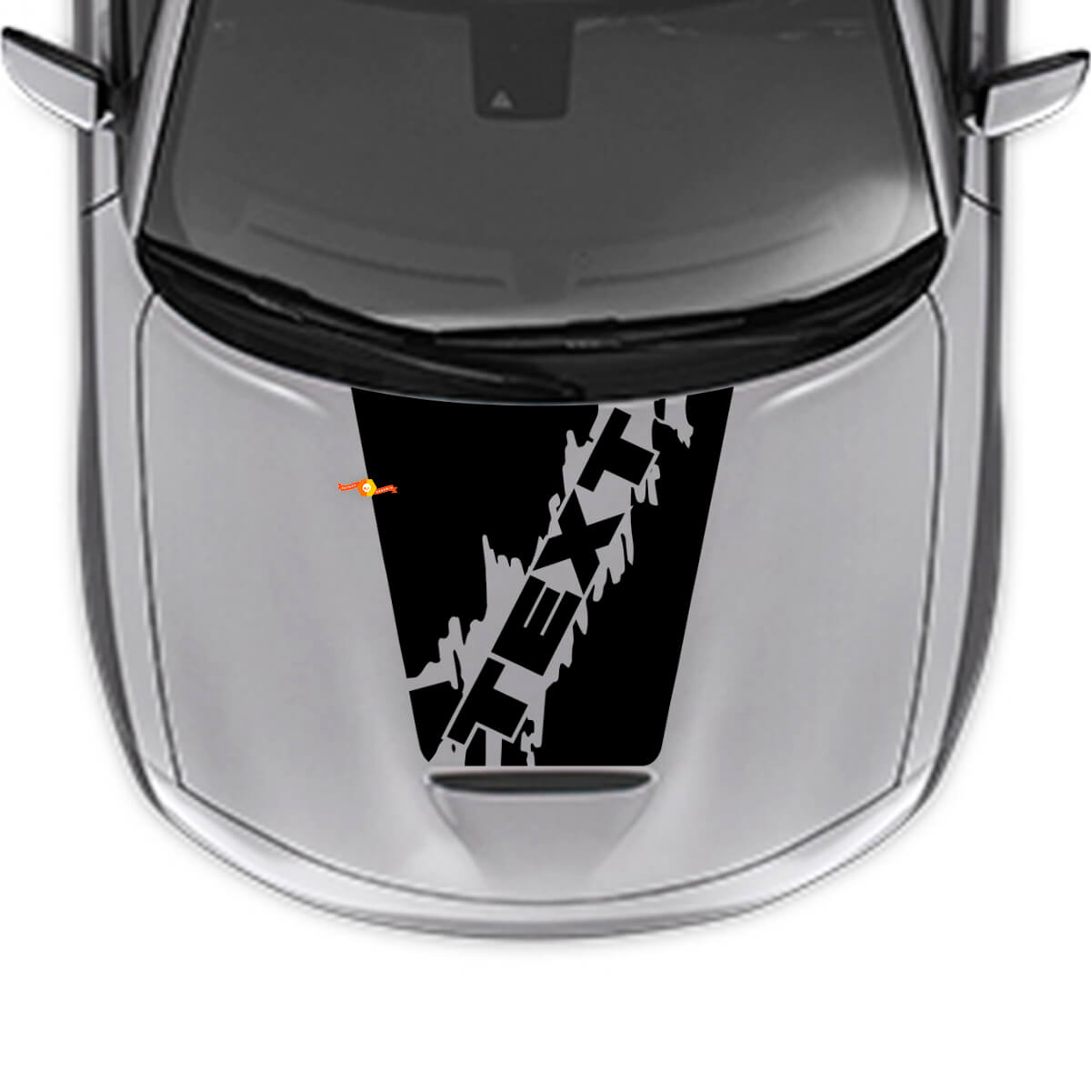 Calcomanía de vinilo personalizada para capó Blackout para Dodge Charger 2015-2024