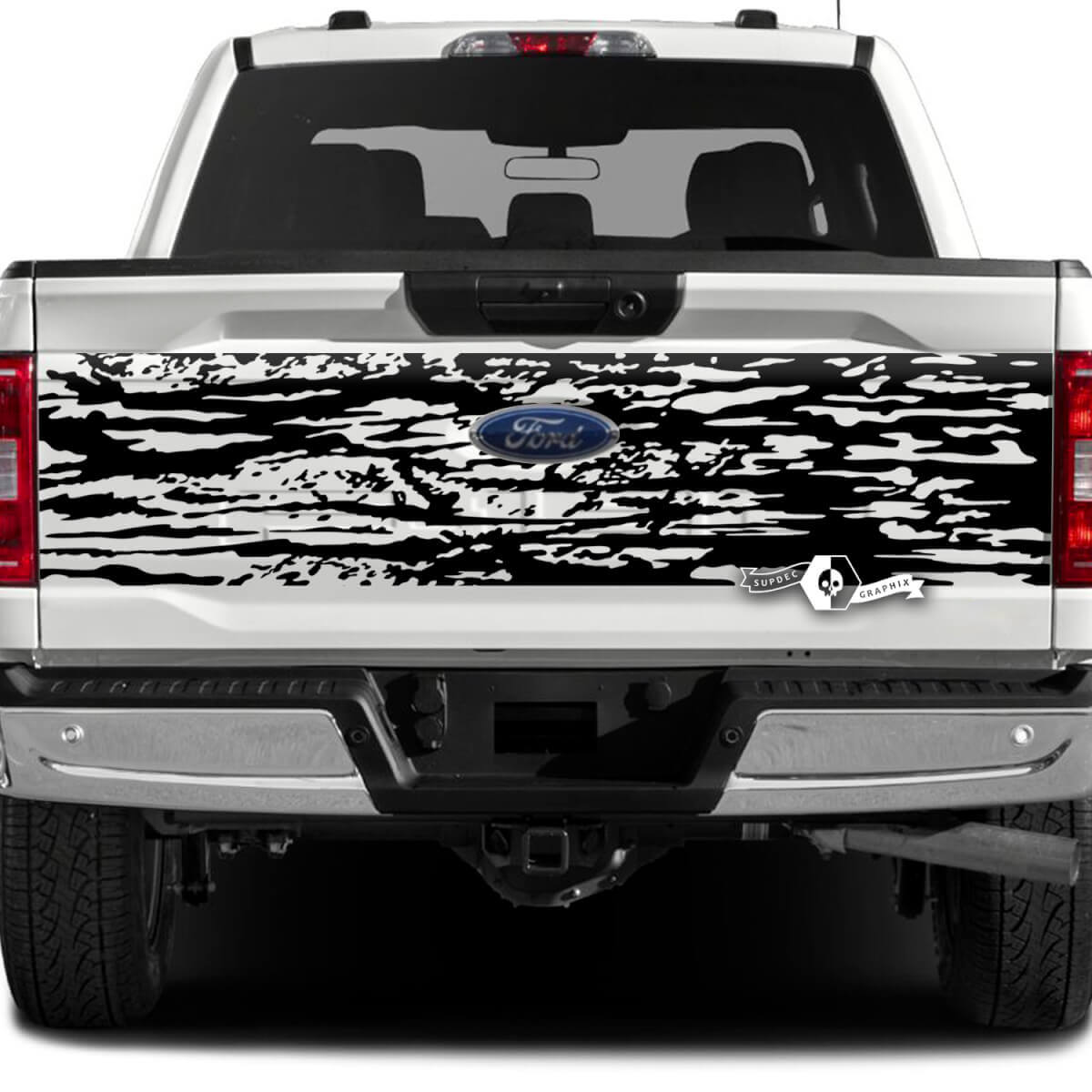 Ford F-150 XLT Tailgate Splash Mud Graphics Calcomanías laterales Pegatinas
