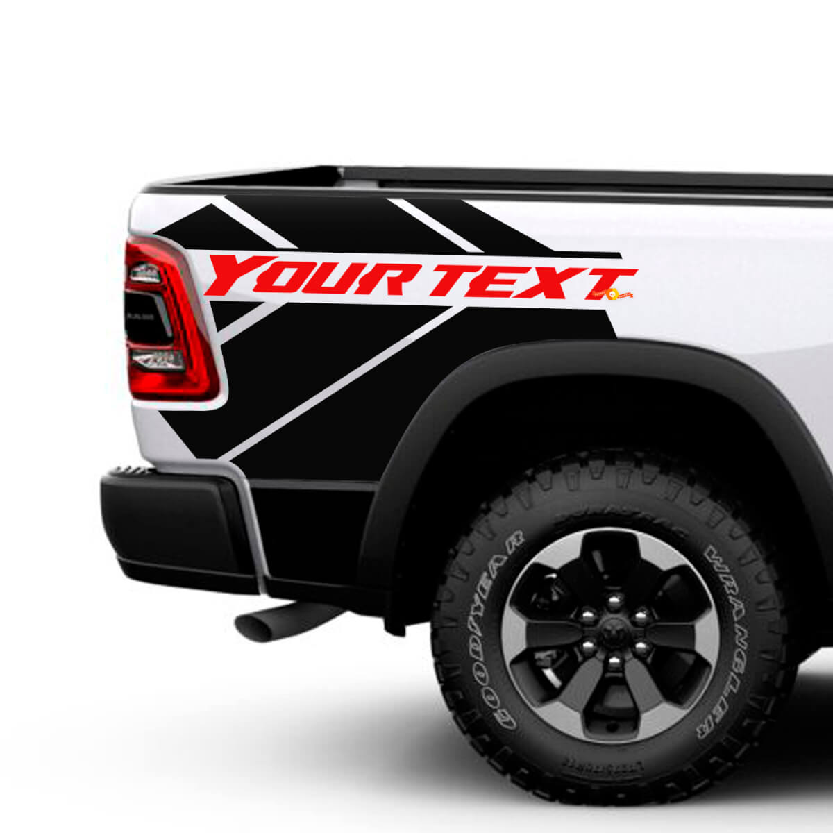 Kit de vinilo personalizado para el lateral de la caja para Dodge Ram 1500