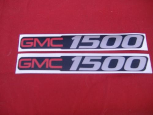 2 GMC 1500 CALCOMANÍAS GMC 1500 TAMAÑO INSIGNIA CALCOMANÍAS PEGATINAS