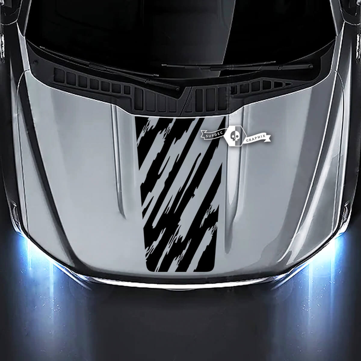 Ford F-150 XL XLT STX LARIAT Hood Destroyed Mud Graphics Calcomanías Pegatinas
