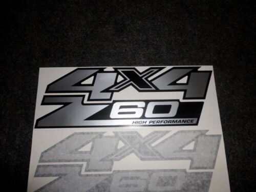 Calcomanía de vinilo 4x4 de alto rendimiento Z60 para GMC Sierra Yukon Canyon