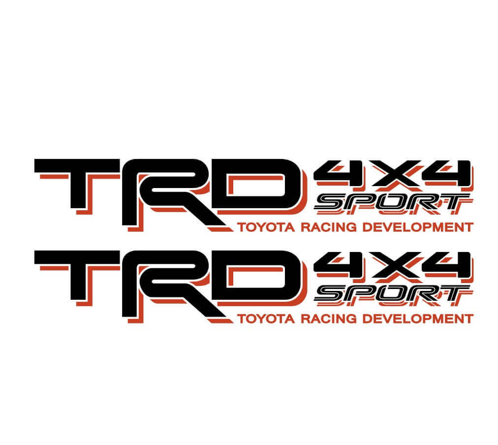 TRD 4x4 Sport Tacoma Tundra Cuarto Panel Calcomanías Pegatinas Off Road
